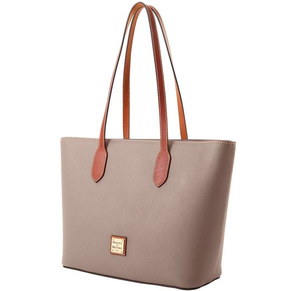 Dooney & Bourke Pebble Grain Tote - Taupe - Picture 2 of 4